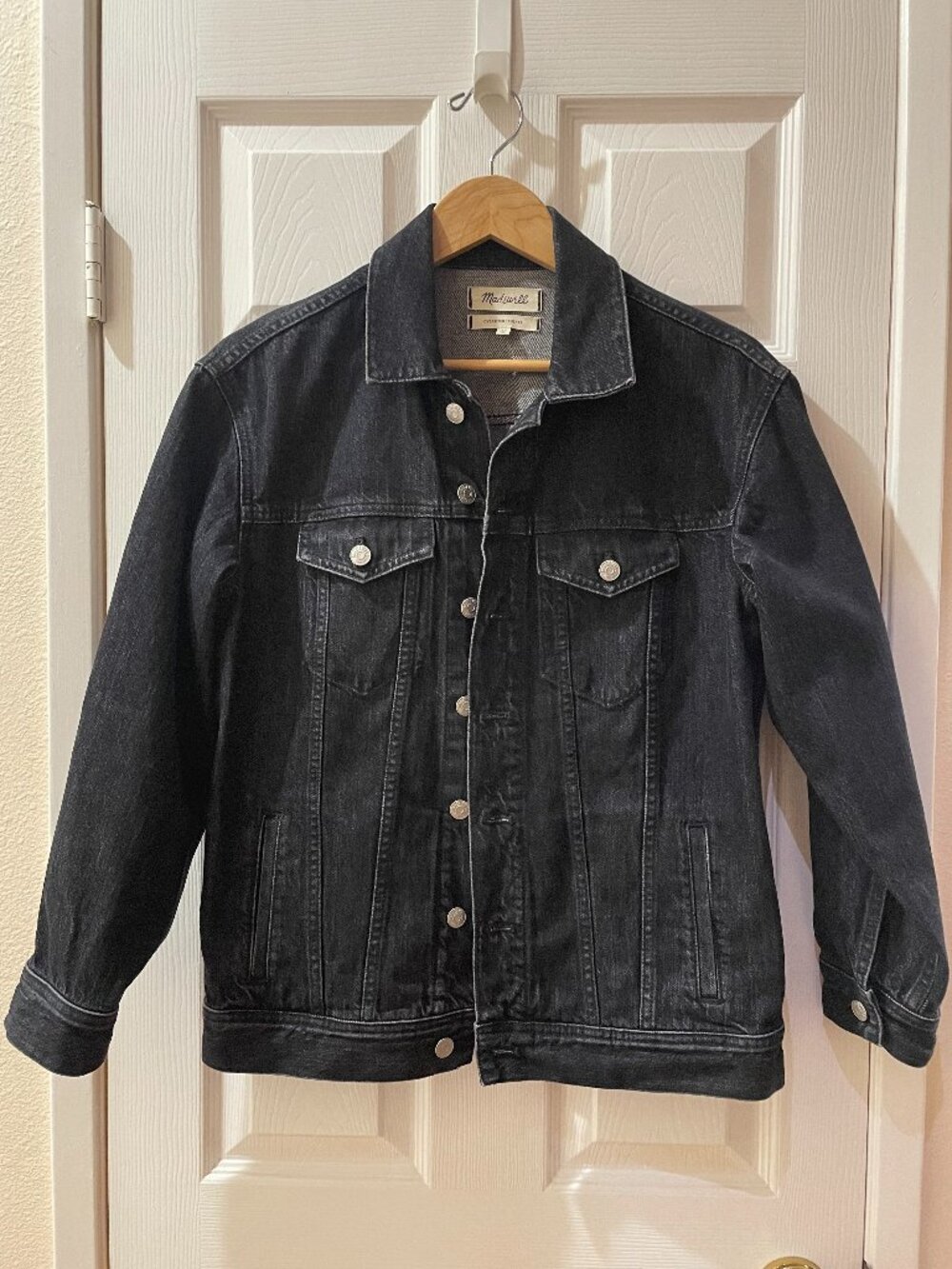 Madewell Oversized Trucker Jean Jacket (XS)